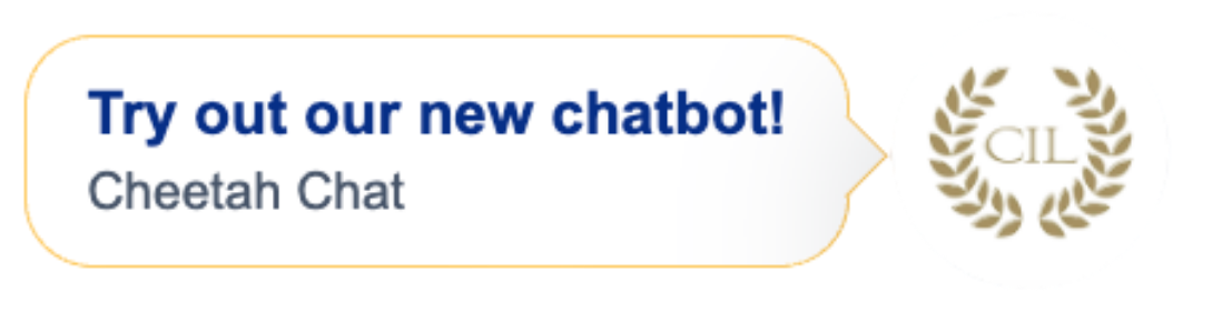 Try out our new chatbot